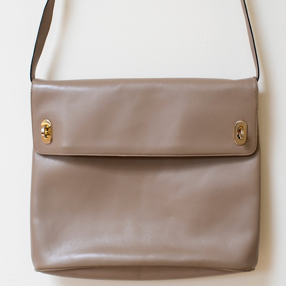 Salvatore Ferragamo Handbags - Vintage Salvatore Ferragamo Messenger Shoulder Bag